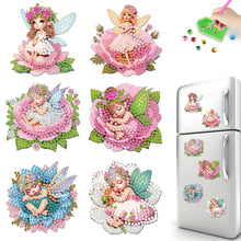 Load image into Gallery viewer, 6Pcs Acrylic Animals Diamond Painting Refrigerator Magnet for Fridge Whiteboards