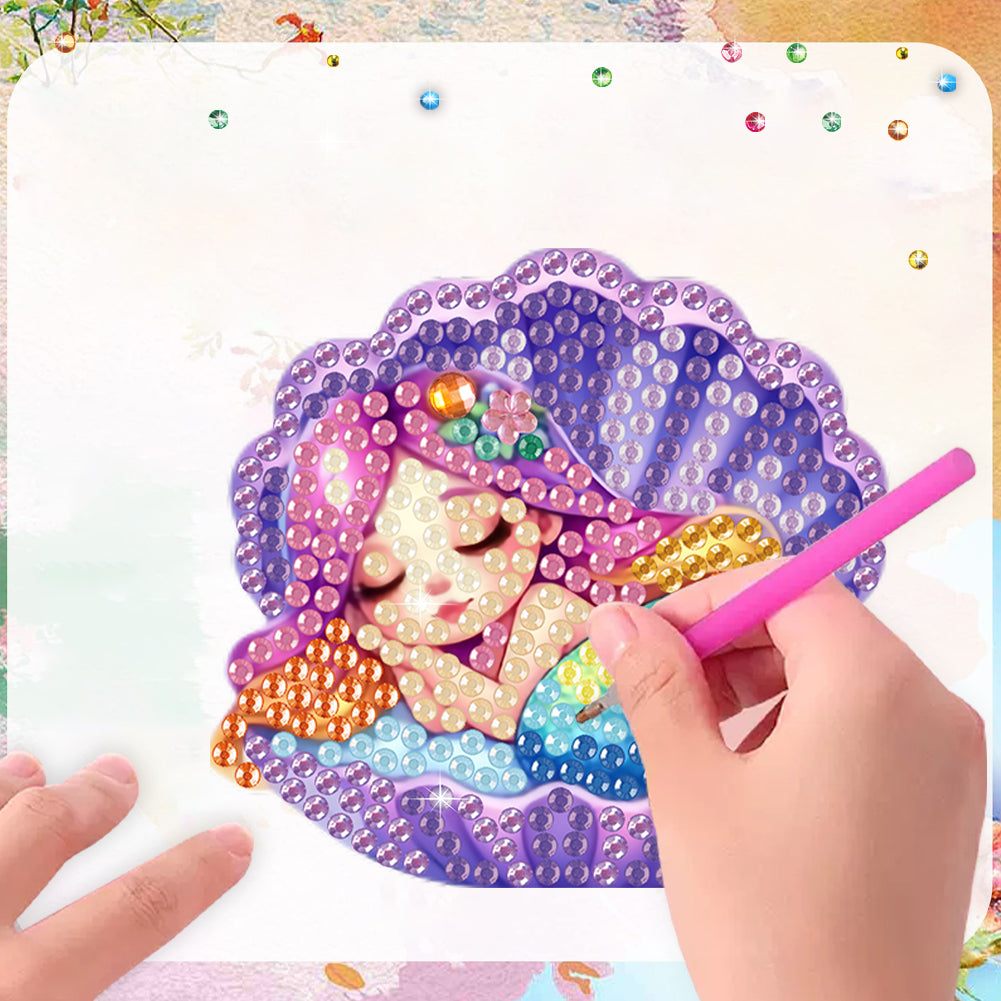 6Pcs Acrylic Animals Diamond Painting Refrigerator Magnet for Fridge Whiteboards