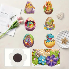 Load image into Gallery viewer, 6Pcs Acrylic Animals Diamond Painting Refrigerator Magnet for Fridge Whiteboards