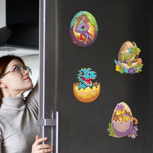 Load image into Gallery viewer, 6Pcs Acrylic Animals Diamond Painting Refrigerator Magnet for Fridge Whiteboards