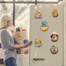 Load image into Gallery viewer, 6Pcs Acrylic Animals Diamond Painting Refrigerator Magnet for Fridge Whiteboards