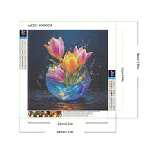 Load image into Gallery viewer, Diamond Painting - Full Round - Glow-In-The-Dark Flowers (30*30CM)