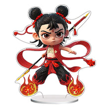 Load image into Gallery viewer, Ne Zha Acrylic Table Top Diamond Painting Ornament Kits Desktop Diamond Art Kits