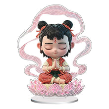 Load image into Gallery viewer, Ne Zha Acrylic Table Top Diamond Painting Ornament Kits Desktop Diamond Art Kits