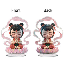 Load image into Gallery viewer, Ne Zha Acrylic Table Top Diamond Painting Ornament Kits Desktop Diamond Art Kits
