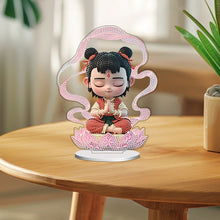 Load image into Gallery viewer, Ne Zha Acrylic Table Top Diamond Painting Ornament Kits Desktop Diamond Art Kits