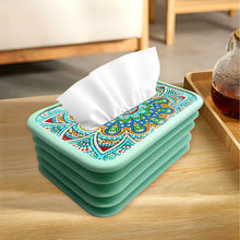 Load image into Gallery viewer, Mandala Toilet Paper Towel Box Diamond Painting Tissue Box (CJH002)