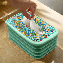 Load image into Gallery viewer, Mandala Toilet Paper Towel Box Diamond Painting Tissue Box (CJH002)