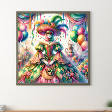 Load image into Gallery viewer, Diamond Painting - Full Round - Masquerade Girl (40*40CM)
