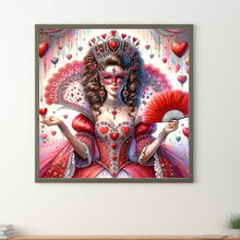 Load image into Gallery viewer, Diamond Painting - Full Round - Red Masked Girl (40*40CM)