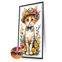 Load image into Gallery viewer, Diamond Painting - Full Round - Cat (30*50CM)
