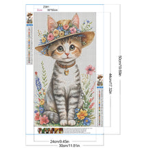 Load image into Gallery viewer, Diamond Painting - Full Round - Cat (30*50CM)
