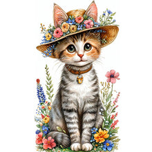 Load image into Gallery viewer, Diamond Painting - Full Round - Cat (30*50CM)