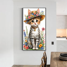 Load image into Gallery viewer, Diamond Painting - Full Round - Cat (30*50CM)