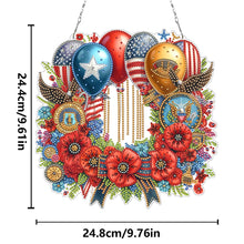 Load image into Gallery viewer, Independence Day Balloon 2D Flat DIY Diamond Art Pendant Wall Decor for Home