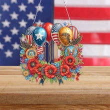 Load image into Gallery viewer, Independence Day Balloon 2D Flat DIY Diamond Art Pendant Wall Decor for Home