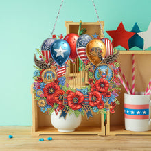 Load image into Gallery viewer, Independence Day Balloon 2D Flat DIY Diamond Art Pendant Wall Decor for Home