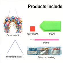 Load image into Gallery viewer, US Independence Day Acrylic Diamond Painting Hanging Pendant for Home Wall Decor