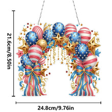 Load image into Gallery viewer, US Independence Day Acrylic Diamond Painting Hanging Pendant for Home Wall Decor