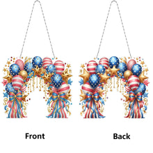 Load image into Gallery viewer, US Independence Day Acrylic Diamond Painting Hanging Pendant for Home Wall Decor