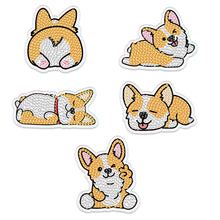 Load image into Gallery viewer, 5Pcs Diamond Painting Refrigerator Magnets Diamond Art Kits for Adults (Dog)