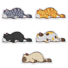 Load image into Gallery viewer, 5Pcs Diamond Painting Refrigerator Magnets Diamond Art Kits for Adults (Cat C)