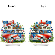 Load image into Gallery viewer, Acrylic Special Shape Independence Day RV DIY Diamond Painting Ornament