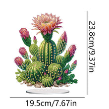 Load image into Gallery viewer, Acrylic Special Shape Cactus Pots Desktop Diamond Art Kits for Home Office Decor