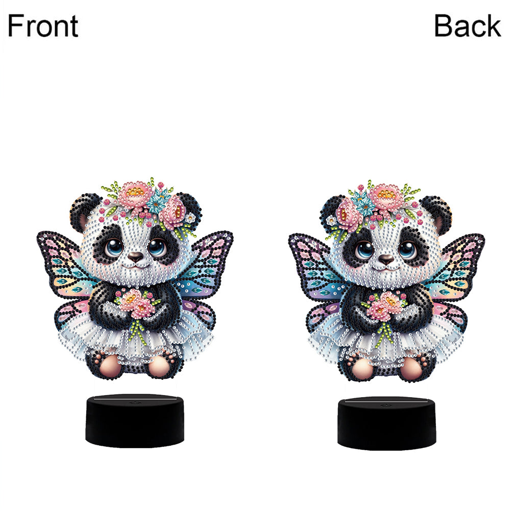 Butterfly Animal Diamond Painting Night Light Diamond Art Lamp Home Decoration