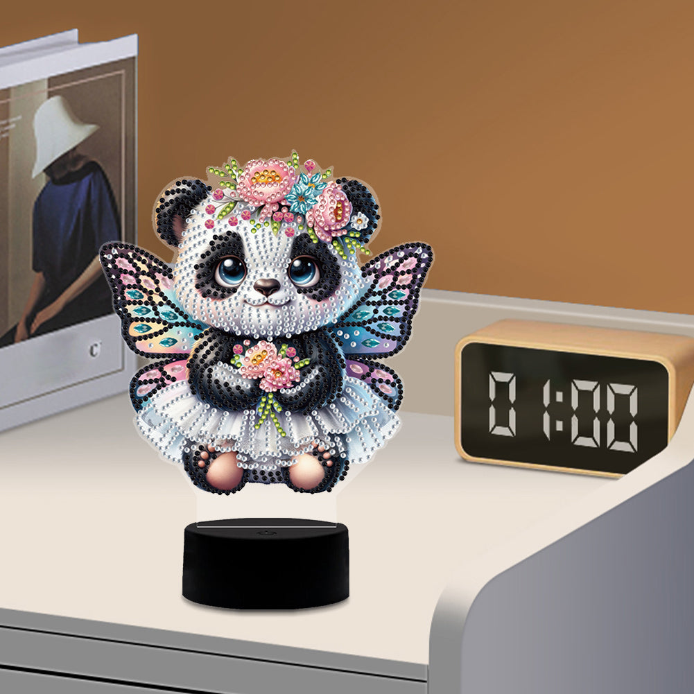 Butterfly Animal Diamond Painting Night Light Diamond Art Lamp Home Decoration