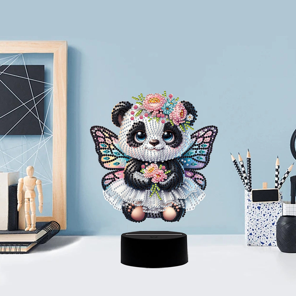 Butterfly Animal Diamond Painting Night Light Diamond Art Lamp Home Decoration