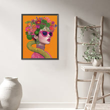 Load image into Gallery viewer, AB Diamond Painting - Full Round - Snake And Girl (40*50CM)