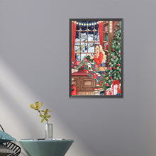 Load image into Gallery viewer, AB Diamond Painting - Full Round - Christmas Girl (40*60CM)