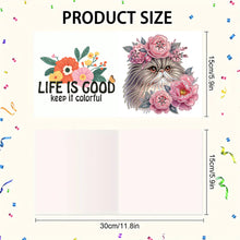 Load image into Gallery viewer, 6pcs Diamond Art Cards DIY Diamond Painting Gift Card Diamond Art Greeting Cards