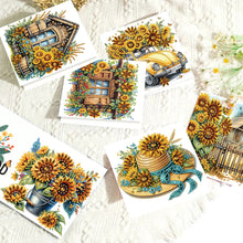 Load image into Gallery viewer, 6pcs Diamond Art Cards DIY Diamond Painting Gift Card Diamond Art Greeting Cards