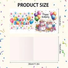 Load image into Gallery viewer, 6pcs Diamond Art Cards DIY Diamond Painting Gift Card Diamond Art Greeting Cards