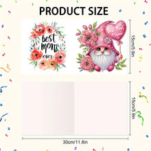 Load image into Gallery viewer, 6pcs Diamond Art Cards DIY Diamond Painting Gift Card Diamond Art Greeting Cards