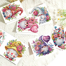 Load image into Gallery viewer, 6pcs Diamond Art Cards DIY Diamond Painting Gift Card Diamond Art Greeting Cards