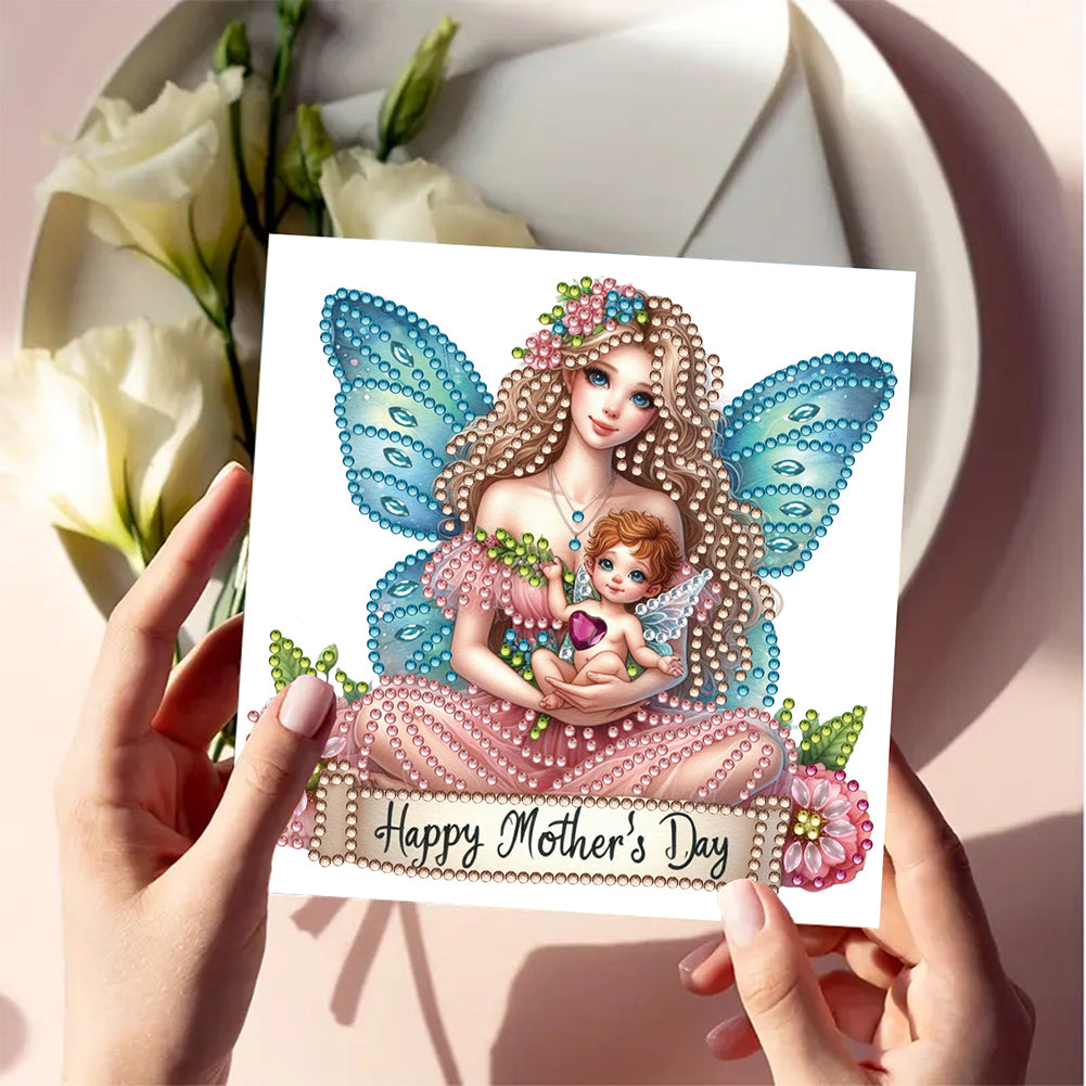6pcs Diamond Art Cards DIY Diamond Painting Gift Card Diamond Art Greeting Cards