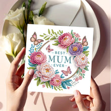 Load image into Gallery viewer, 6pcs Diamond Art Cards DIY Diamond Painting Gift Card Diamond Art Greeting Cards