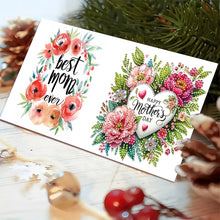 Load image into Gallery viewer, 6pcs Diamond Art Cards DIY Diamond Painting Gift Card Diamond Art Greeting Cards