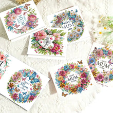 Load image into Gallery viewer, 6pcs Diamond Art Cards DIY Diamond Painting Gift Card Diamond Art Greeting Cards