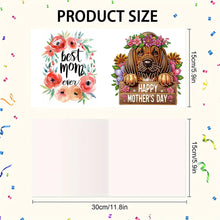 Load image into Gallery viewer, 6pcs Diamond Art Cards DIY Diamond Painting Gift Card Diamond Art Greeting Cards