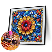 Load image into Gallery viewer, Diamond Painting - Full Round - Glass Style Flowers (40*40CM)