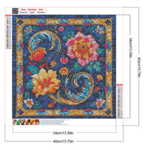 Load image into Gallery viewer, Diamond Painting - Full Round - Glass Style Flowers (40*40CM)