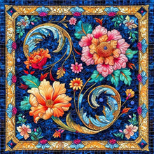 Load image into Gallery viewer, Diamond Painting - Full Round - Glass Style Flowers (40*40CM)