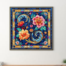 Load image into Gallery viewer, Diamond Painting - Full Round - Glass Style Flowers (40*40CM)