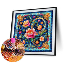 Load image into Gallery viewer, Diamond Painting - Full Round - Glass Style Flowers (40*40CM)