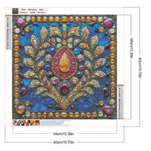 Load image into Gallery viewer, Diamond Painting - Full Round - Glass Style Flowers (40*40CM)