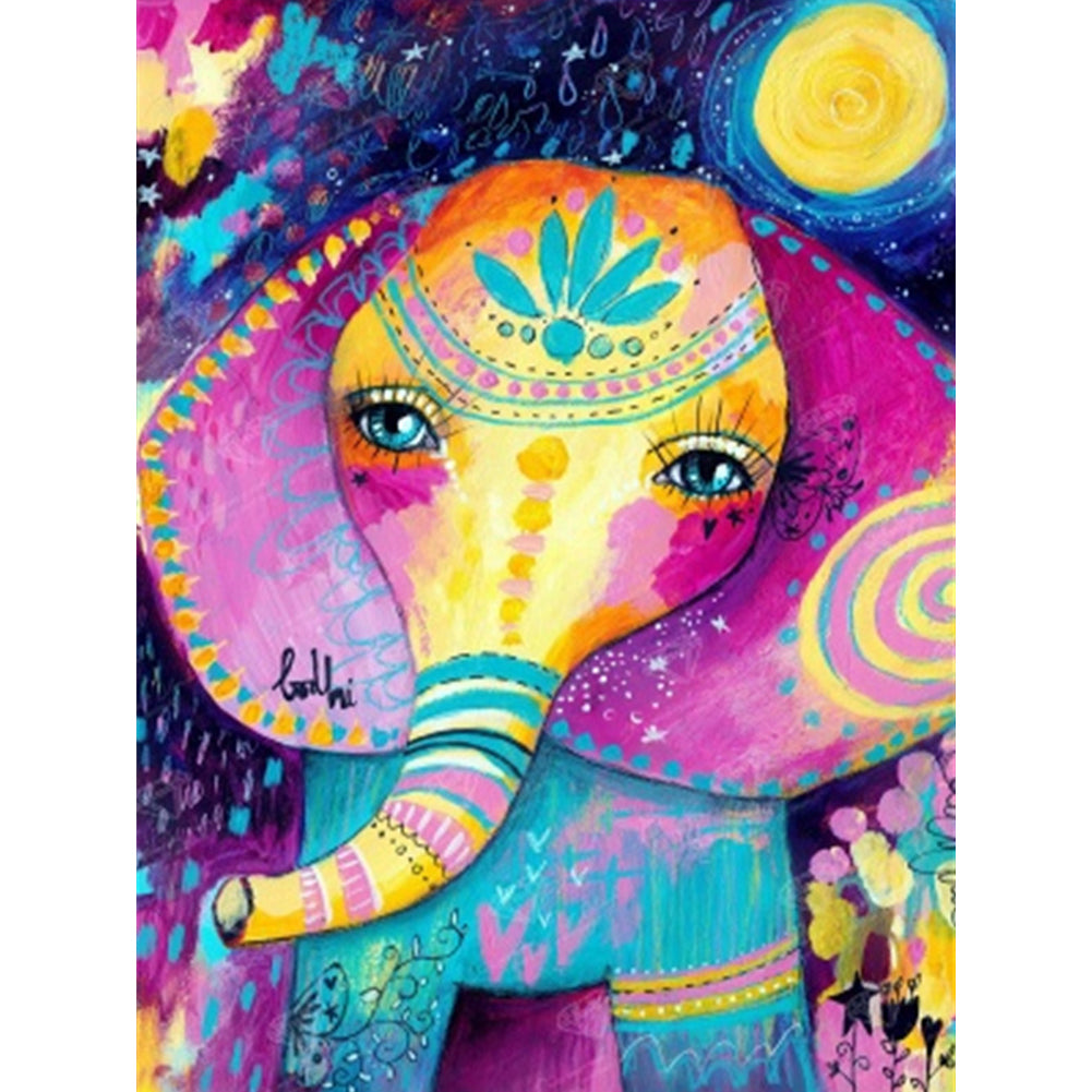 Diamond Painting - Full Square - Elephant (30*40CM)